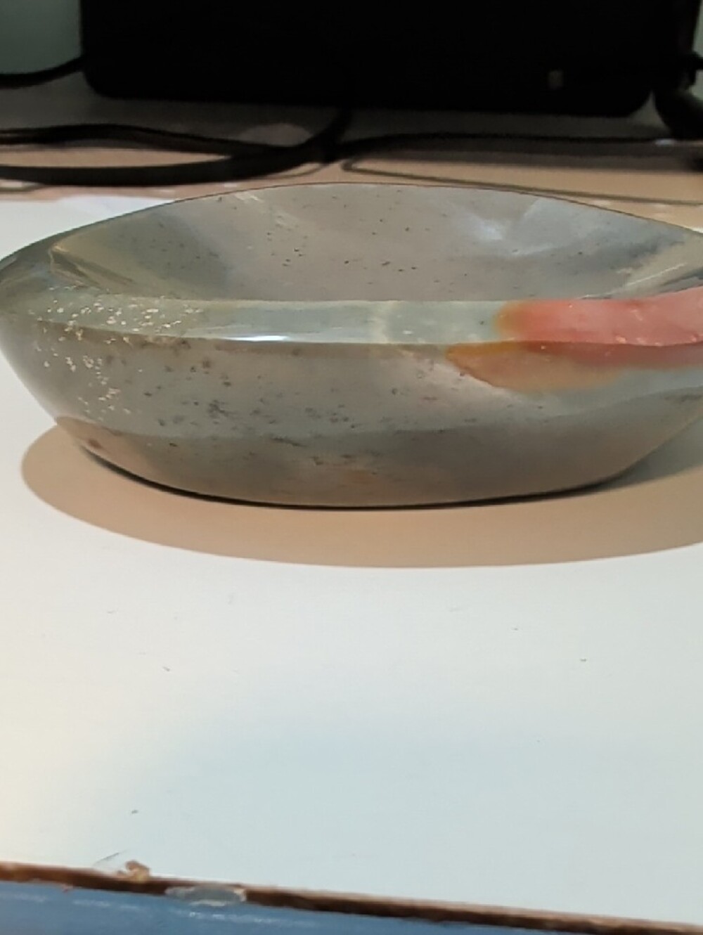 Polished Jasper Trinket Dish in Green - Picture 4 of 8